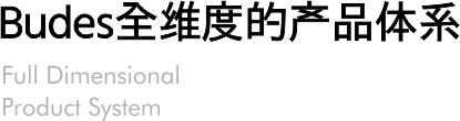 Budes全维度的产品体系